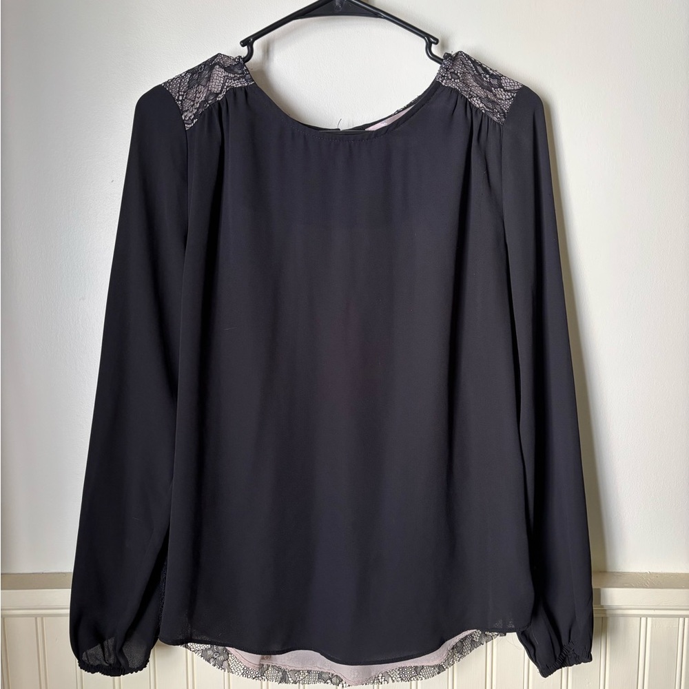 Forever 21 Black Blouse Top
